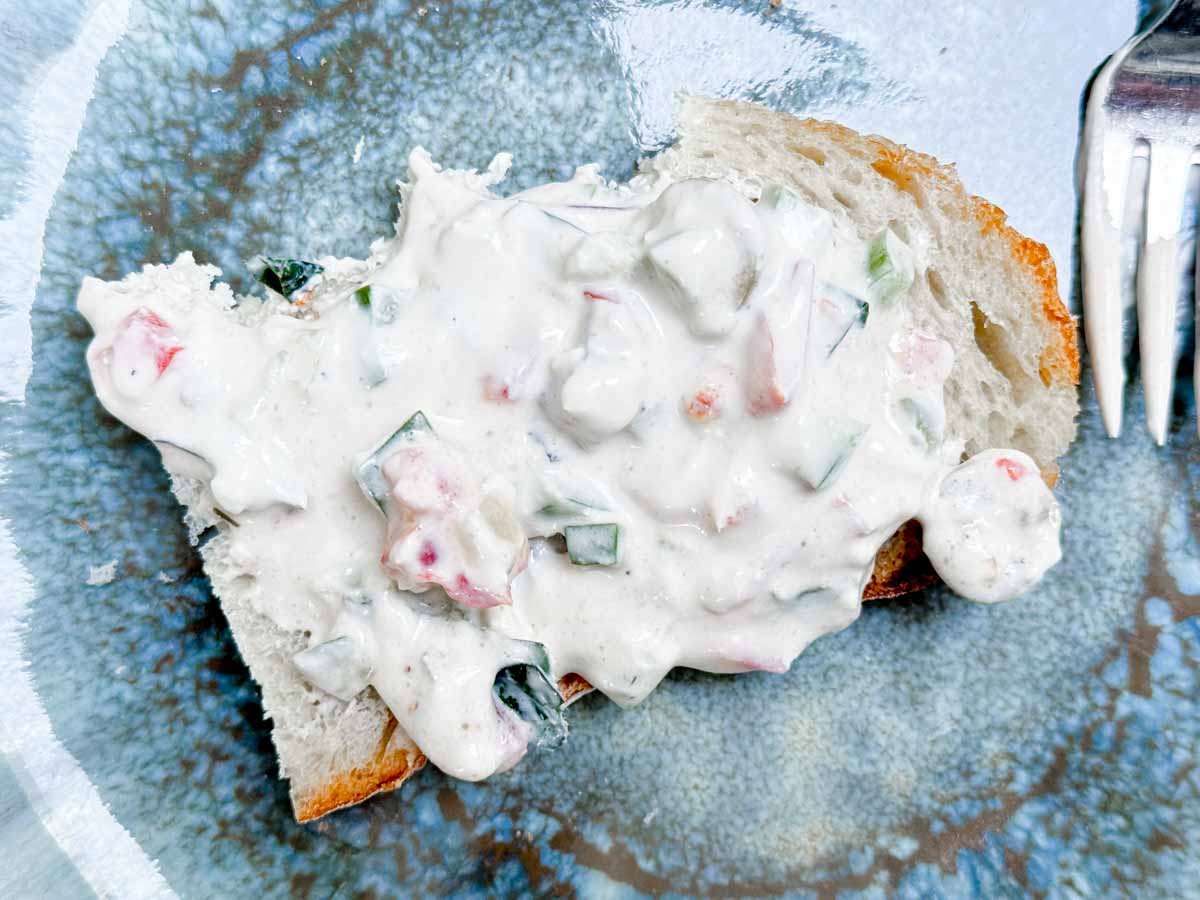 Whipped Feta with bread