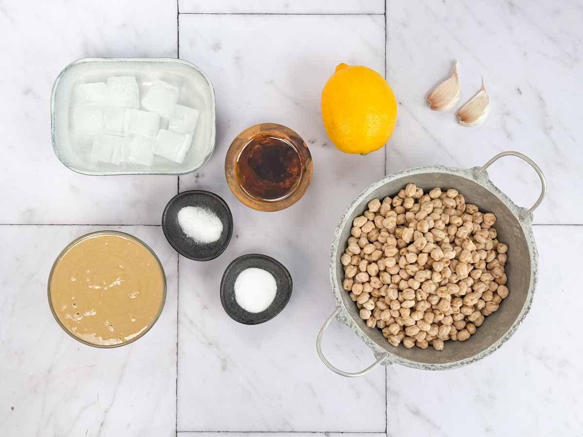 Classic Hummus Ingredients